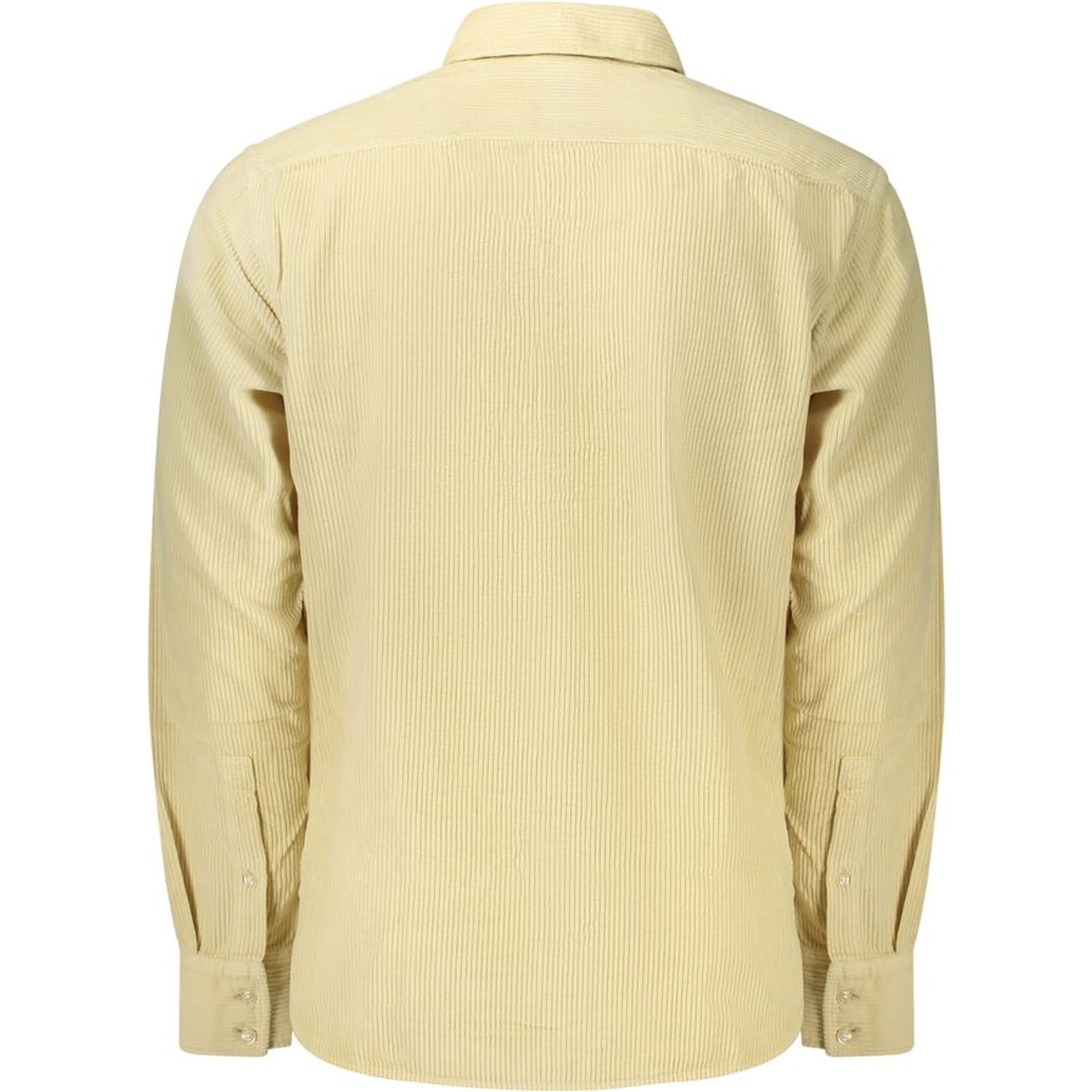 Beige Cotton Mens Shirt