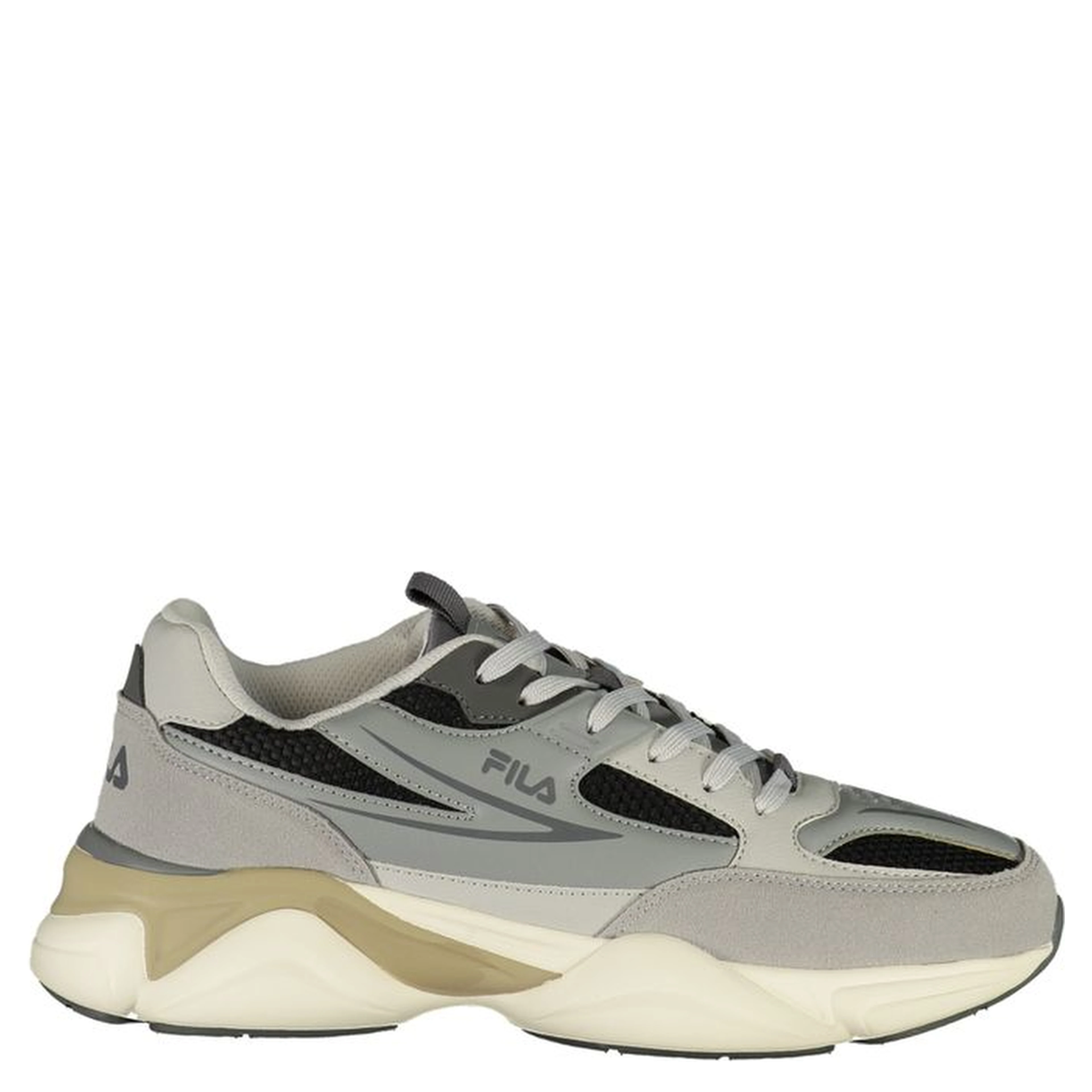 Gray Polyester Men's Sneaker