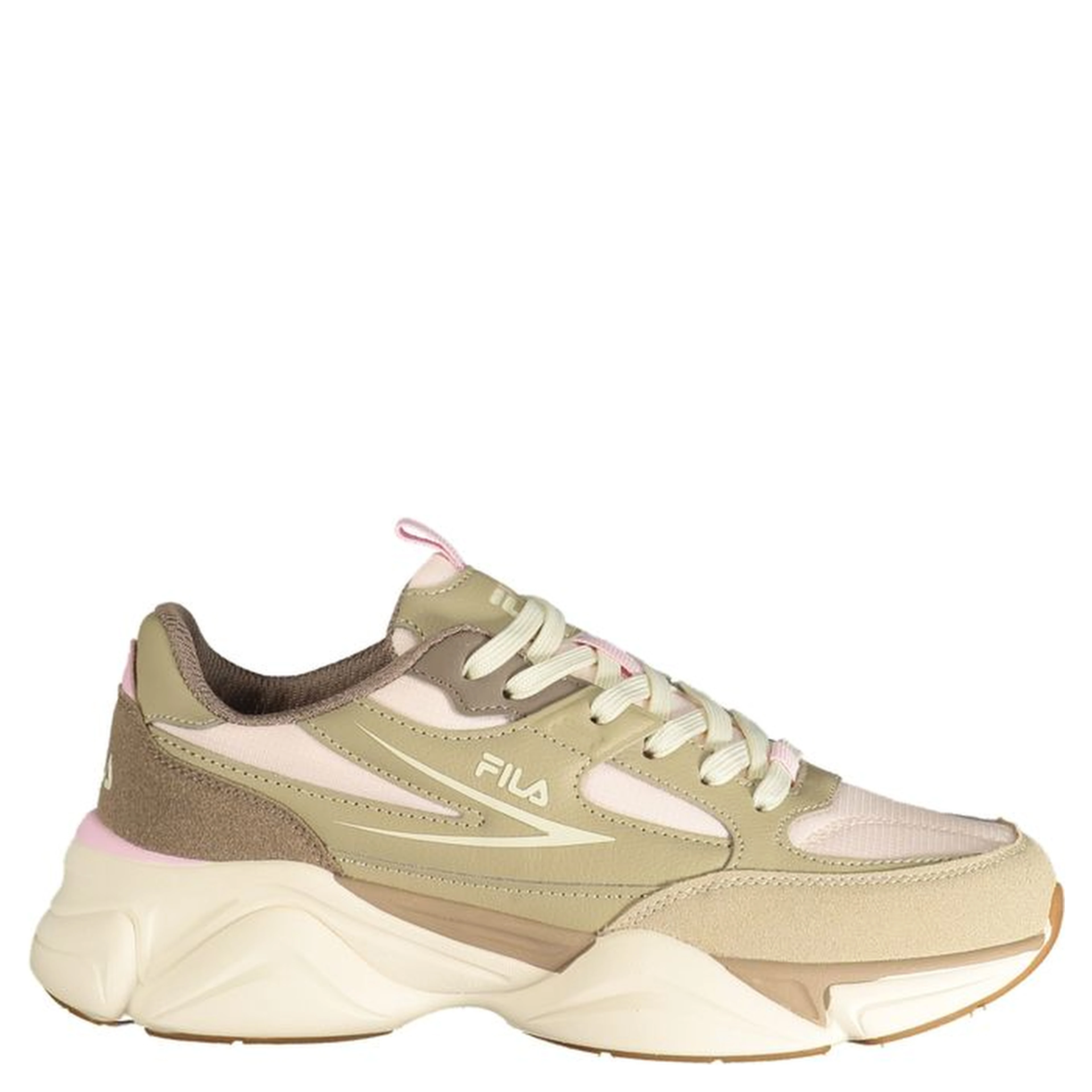 Beige Polyurethane Women's Sneaker