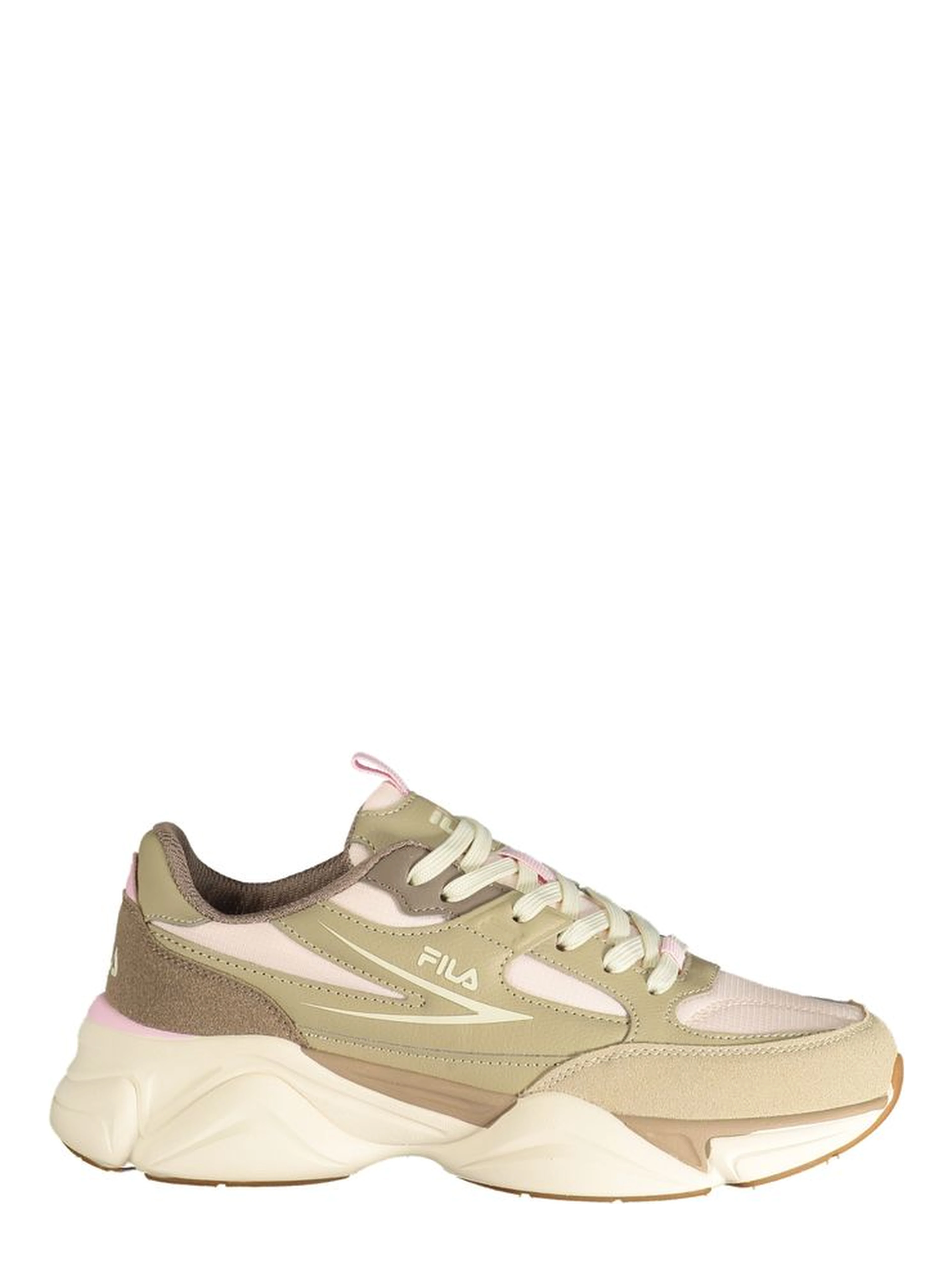 Beige Polyurethane Women's Sneaker