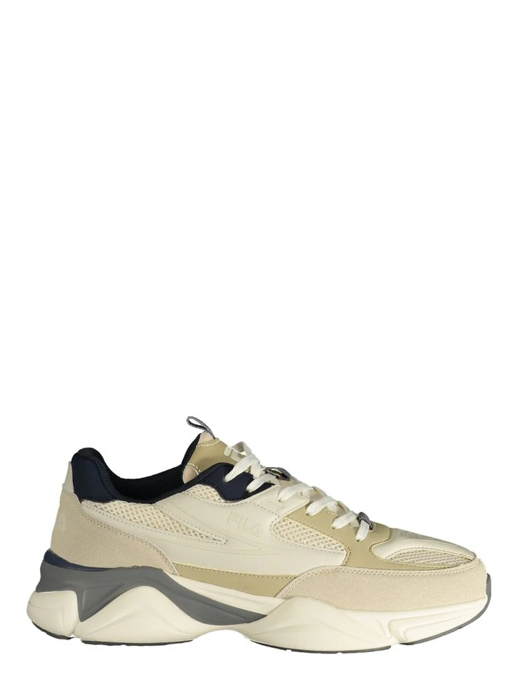 Beige Polyurethane Men's Sneaker