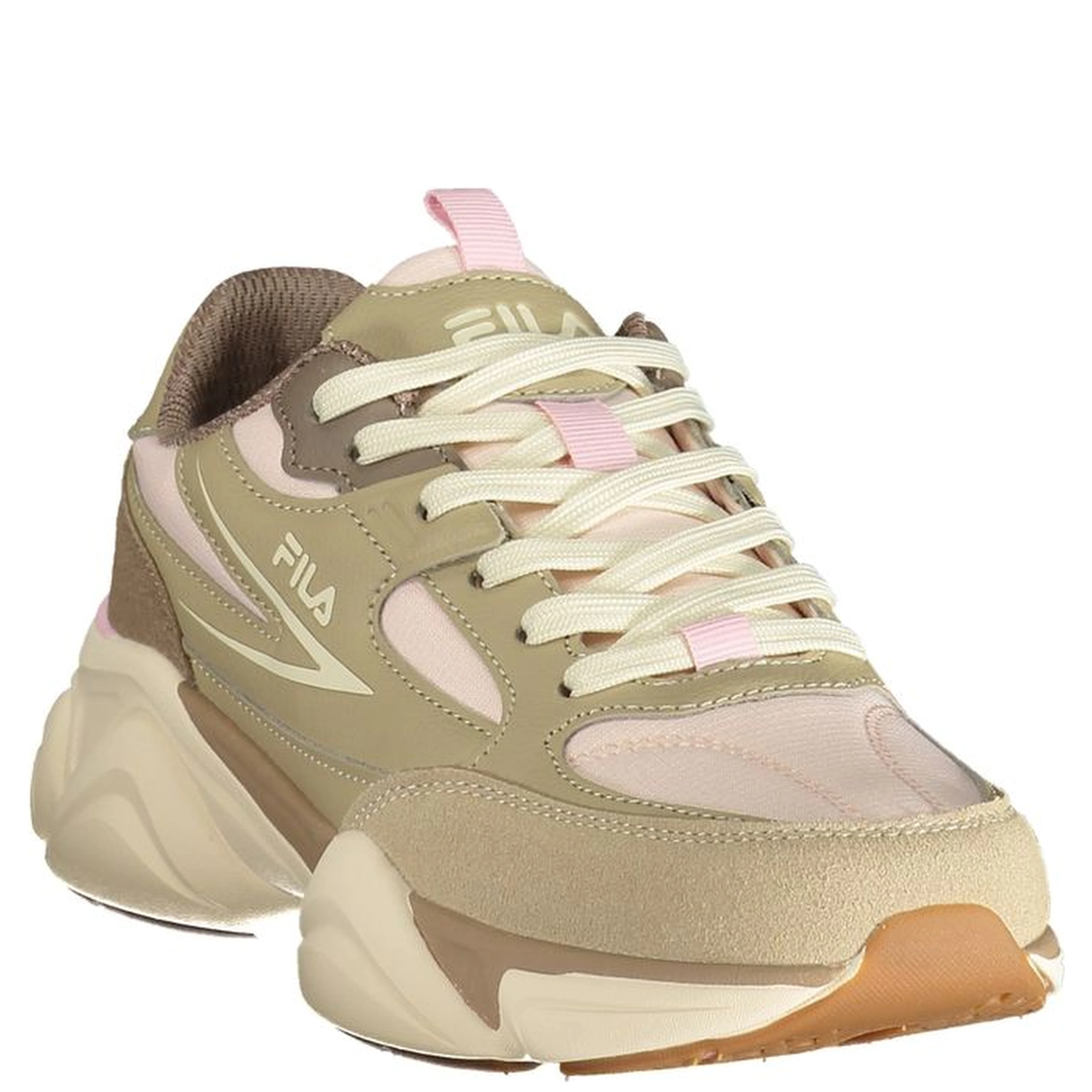 Beige Polyurethane Women's Sneaker