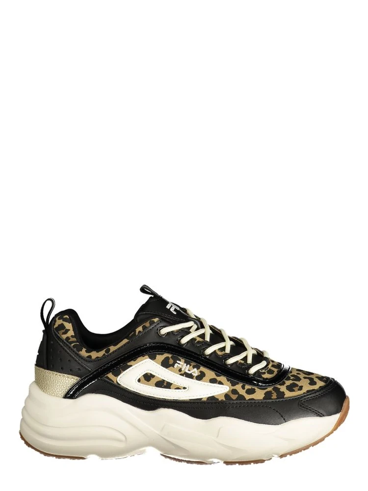 Black Polyester Women's Sneaker
