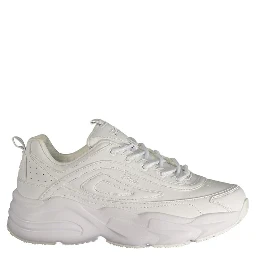 White Polyurethane Women's Sneaker