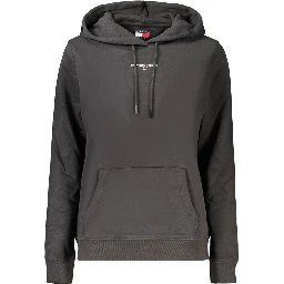 Black Cotton Women's Sweatshirt