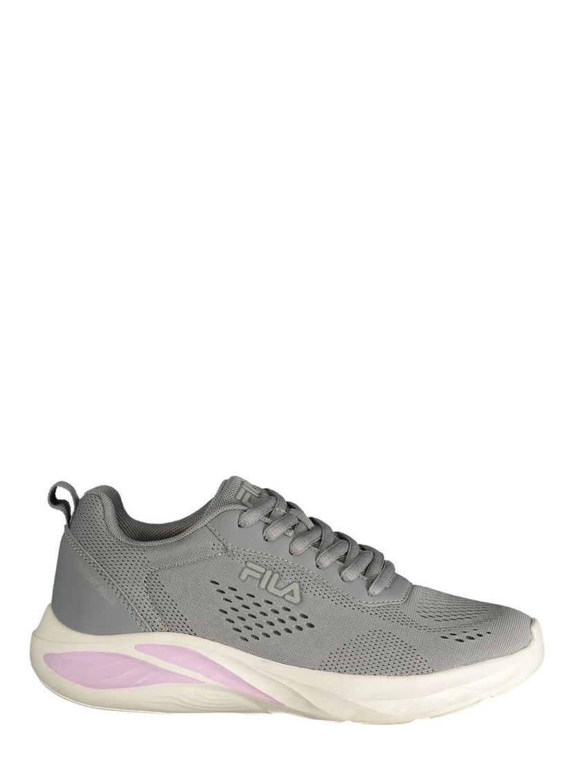 Gray Polyester Women's Sneaker