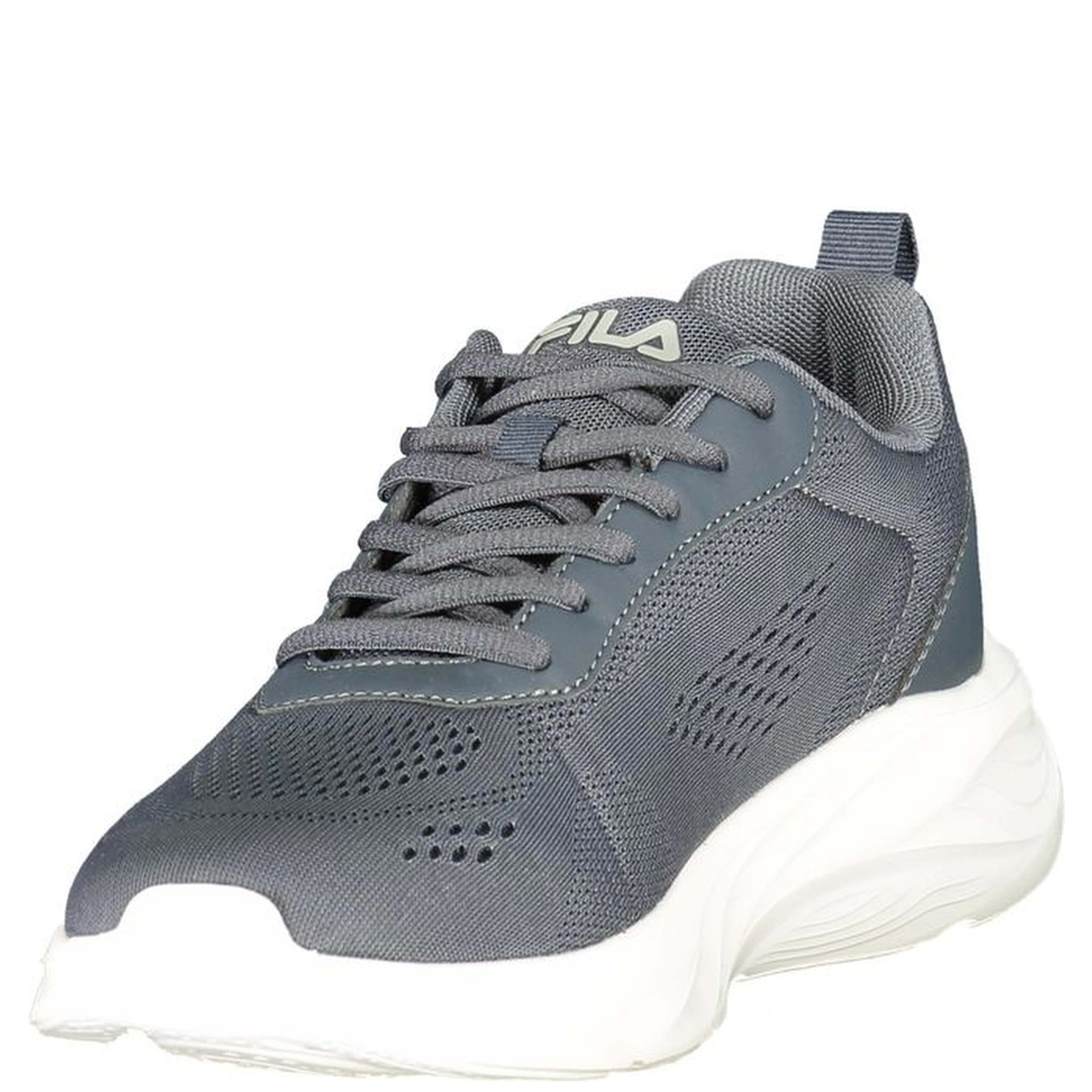 Blue Polyester Men's Sneaker