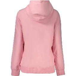 Pink Cotton Womens Sweatshirt
