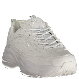 White Polyurethane Women's Sneaker