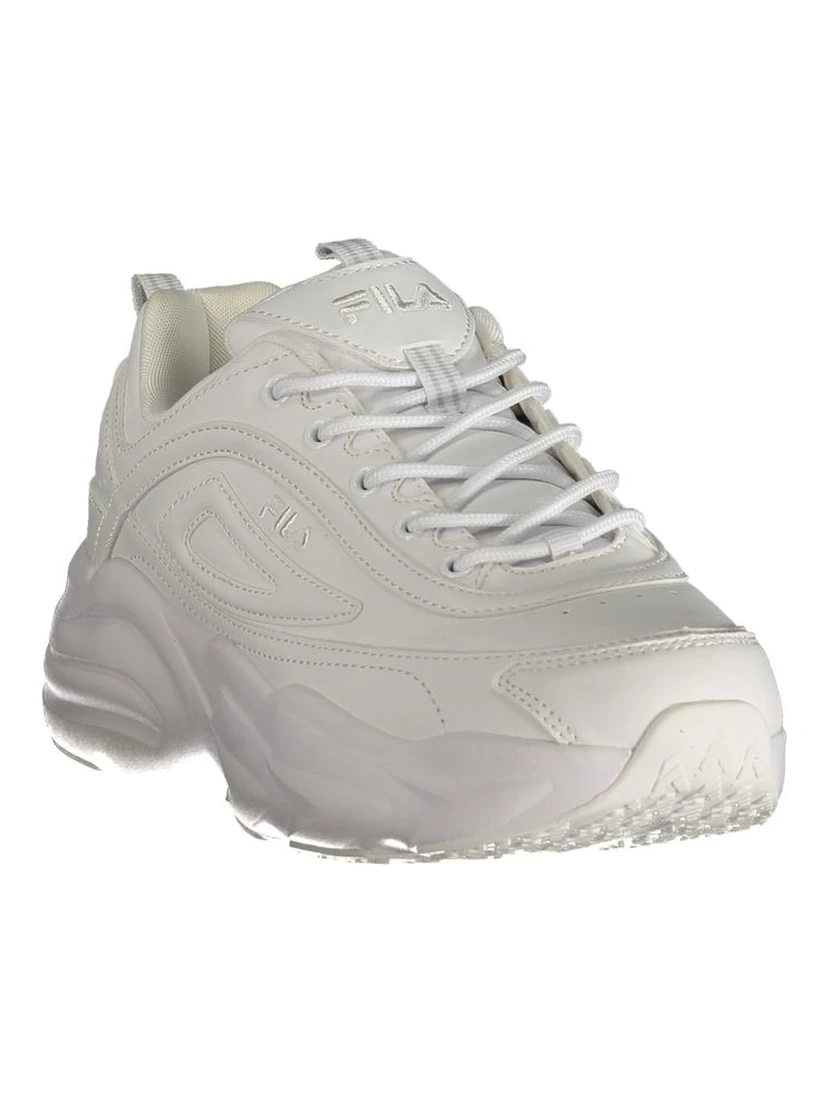 White Polyurethane Women's Sneaker