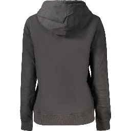 Black Cotton Women's Sweatshirt