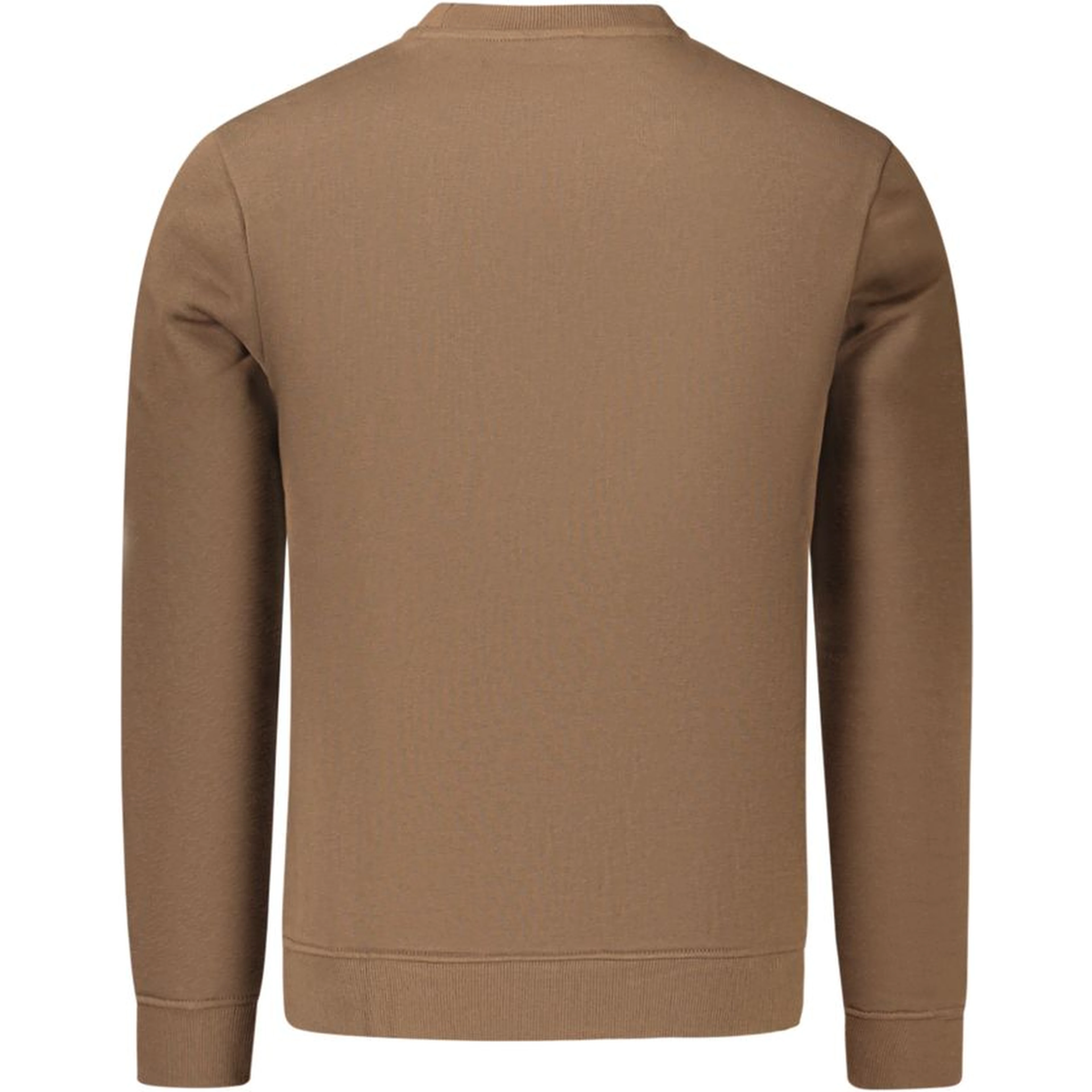 Brown Cotton Men's Sweatshirt