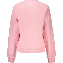 Pink Cotton Women's Sweatshirt