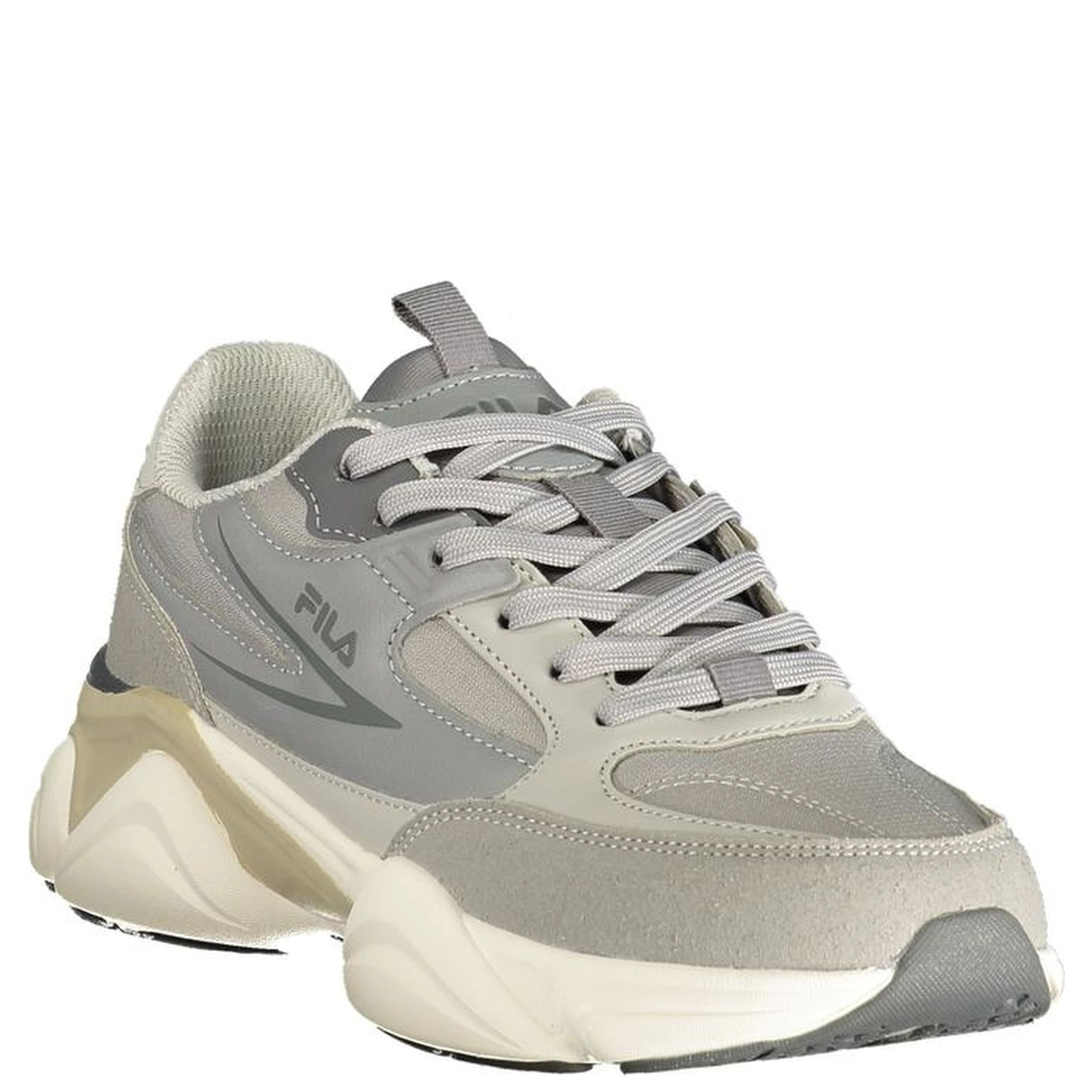 Grey Polyurethane Women's Sneaker