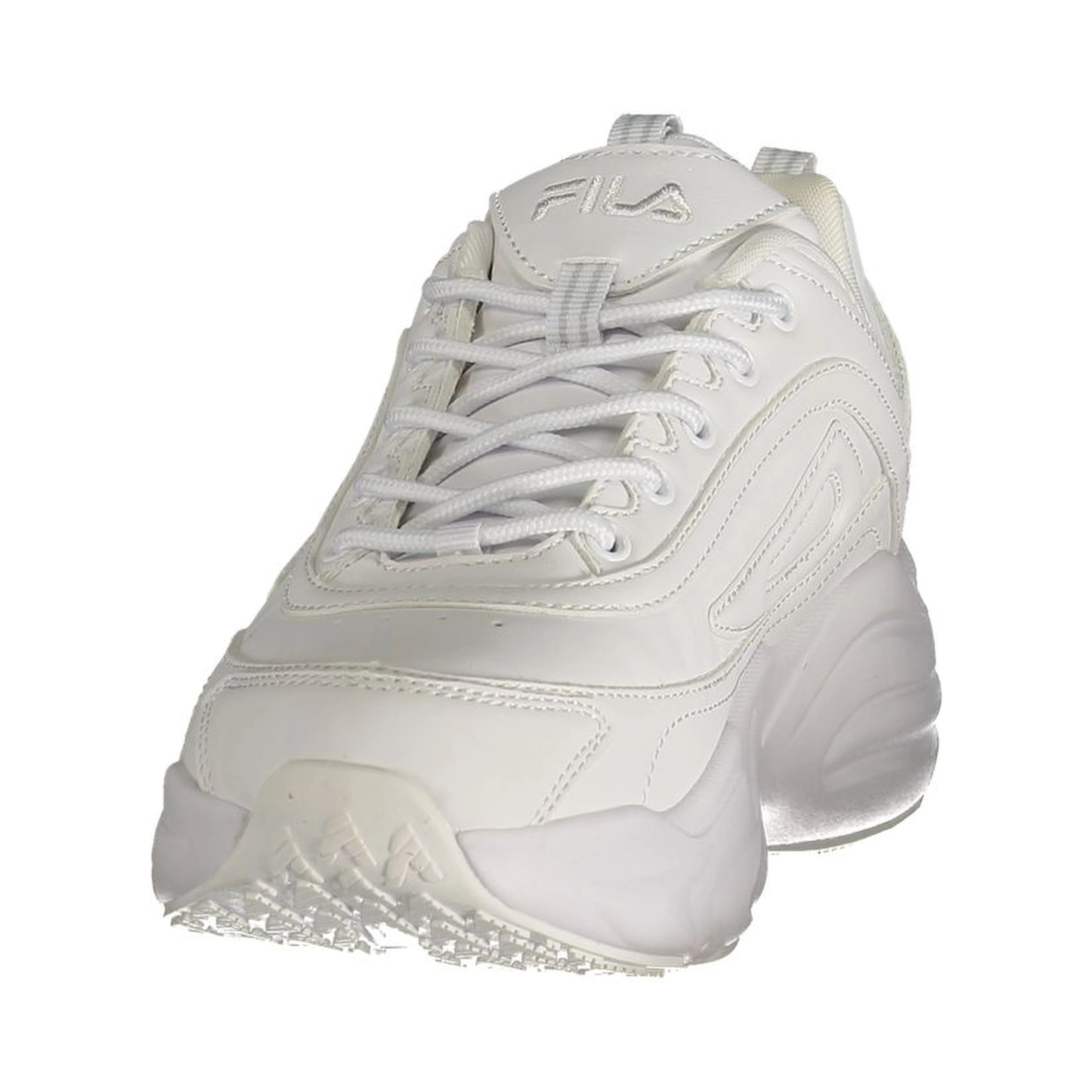 White Polyurethane Women's Sneaker