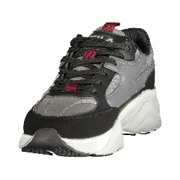 Gray Polyurethane Women Sneaker