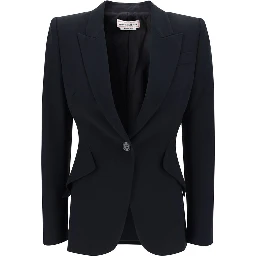 Black Acetate Blazer