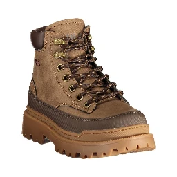 Brown Polyurethane Women's Sneaker