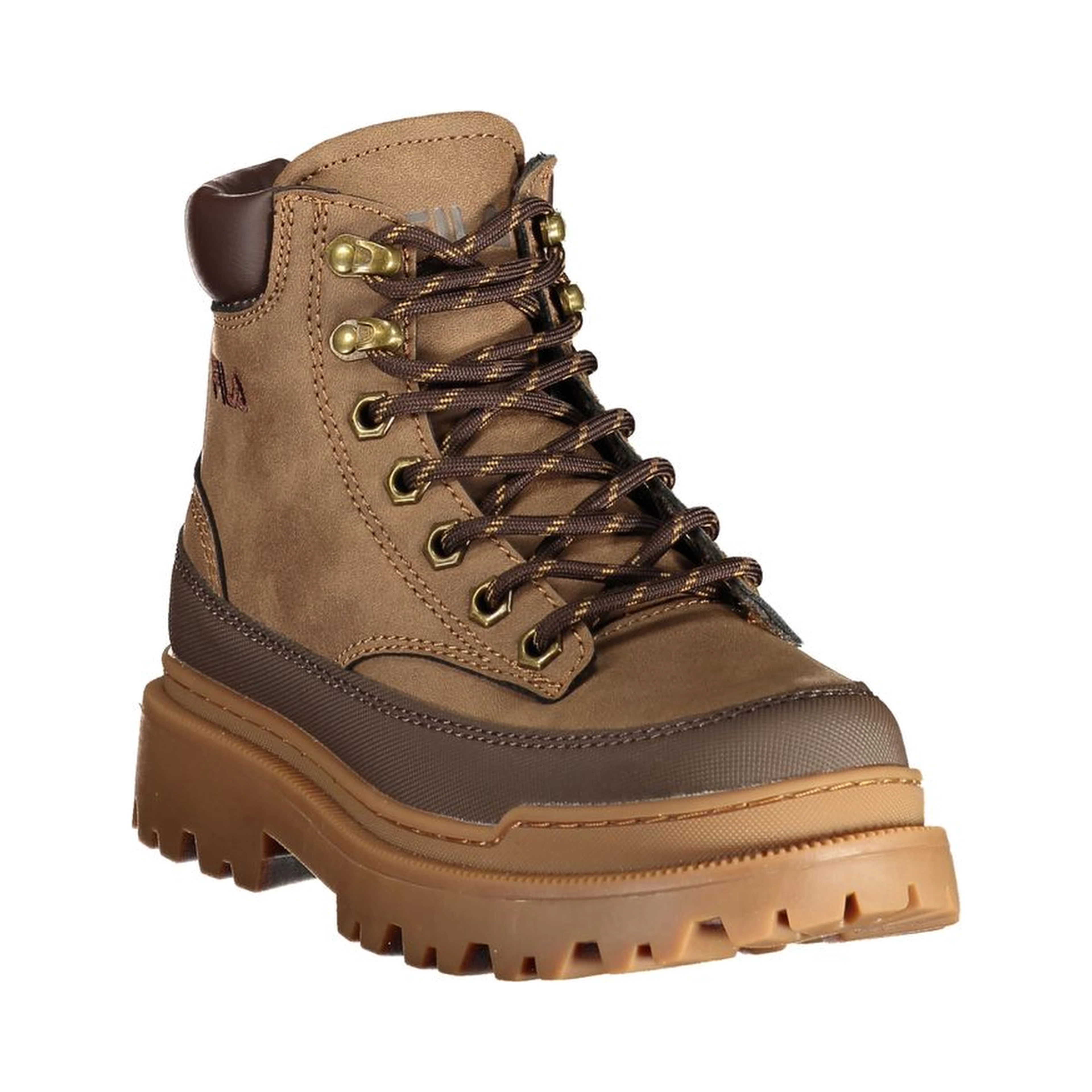 Brown Polyurethane Women's Sneaker