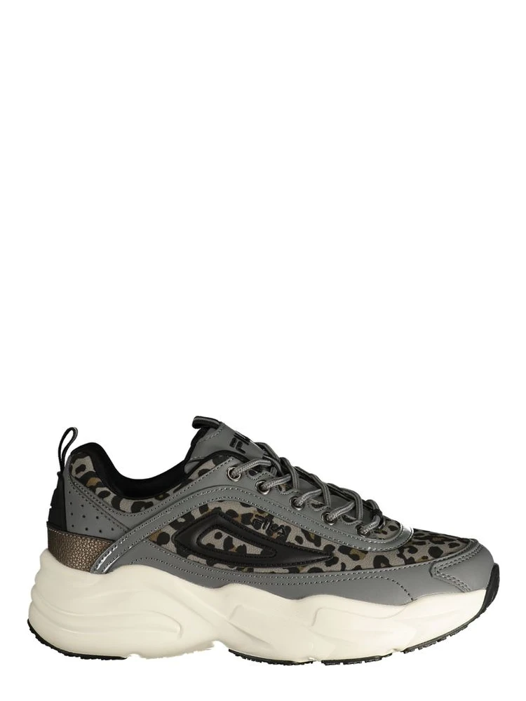 Gray Polyester Women's Sneaker