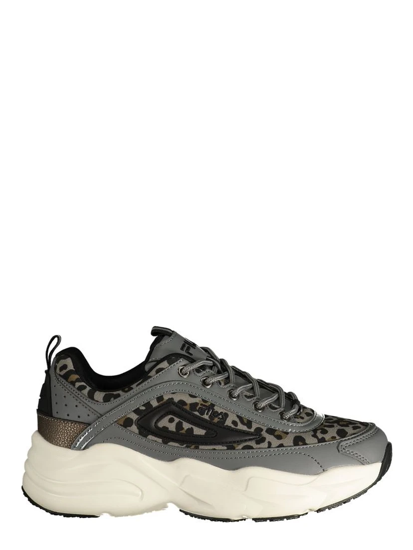 Gray Polyester Women's Sneaker
