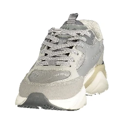 Grey Polyurethane Women's Sneaker