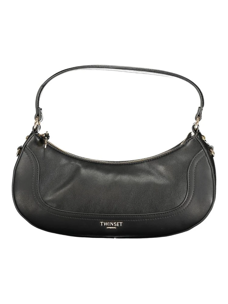 Black Polyurethane Womens Bag