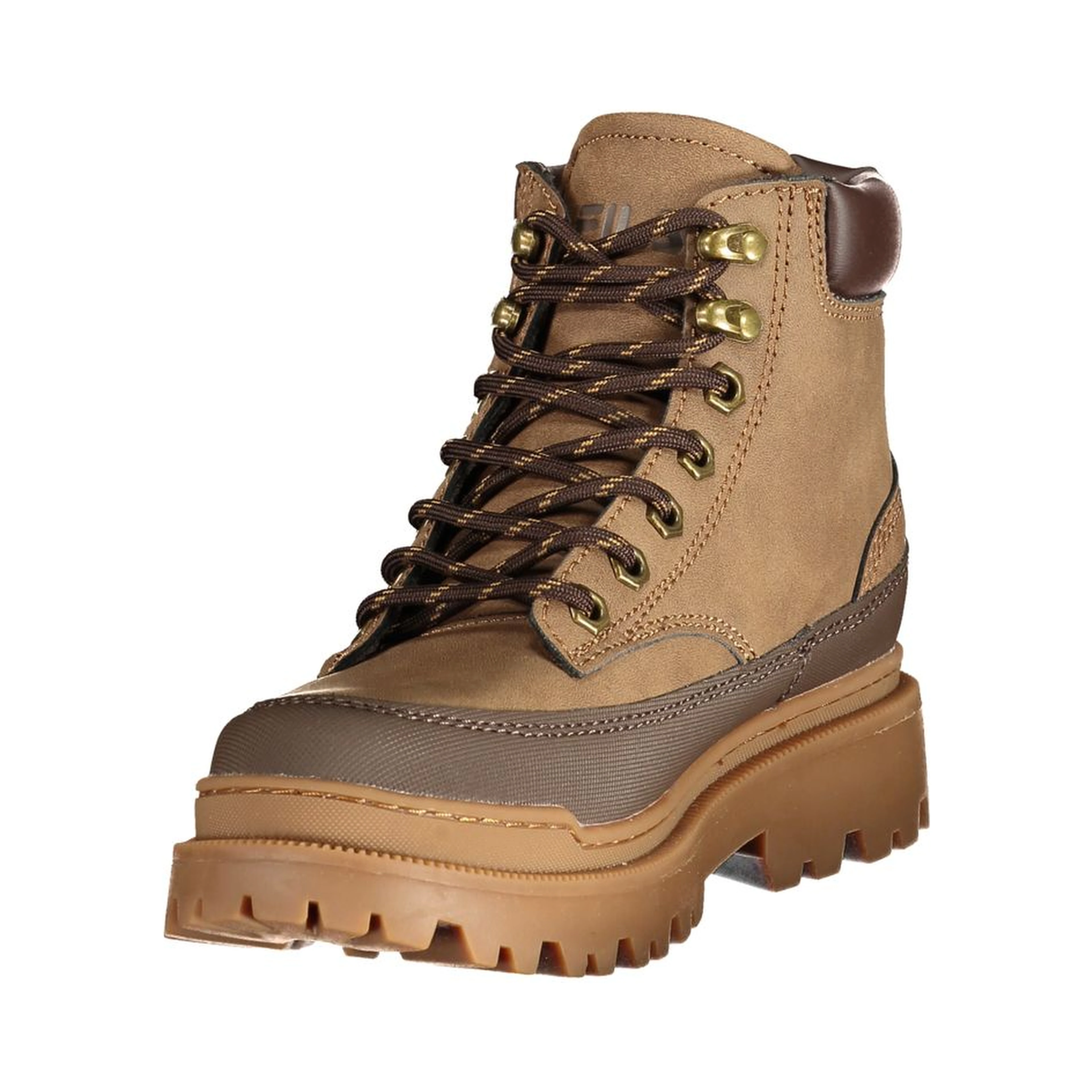Brown Polyurethane Women's Sneaker