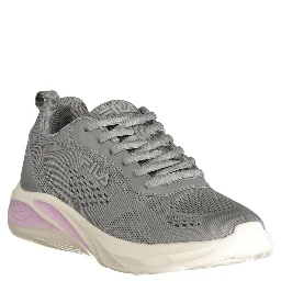 Gray Polyester Women's Sneaker