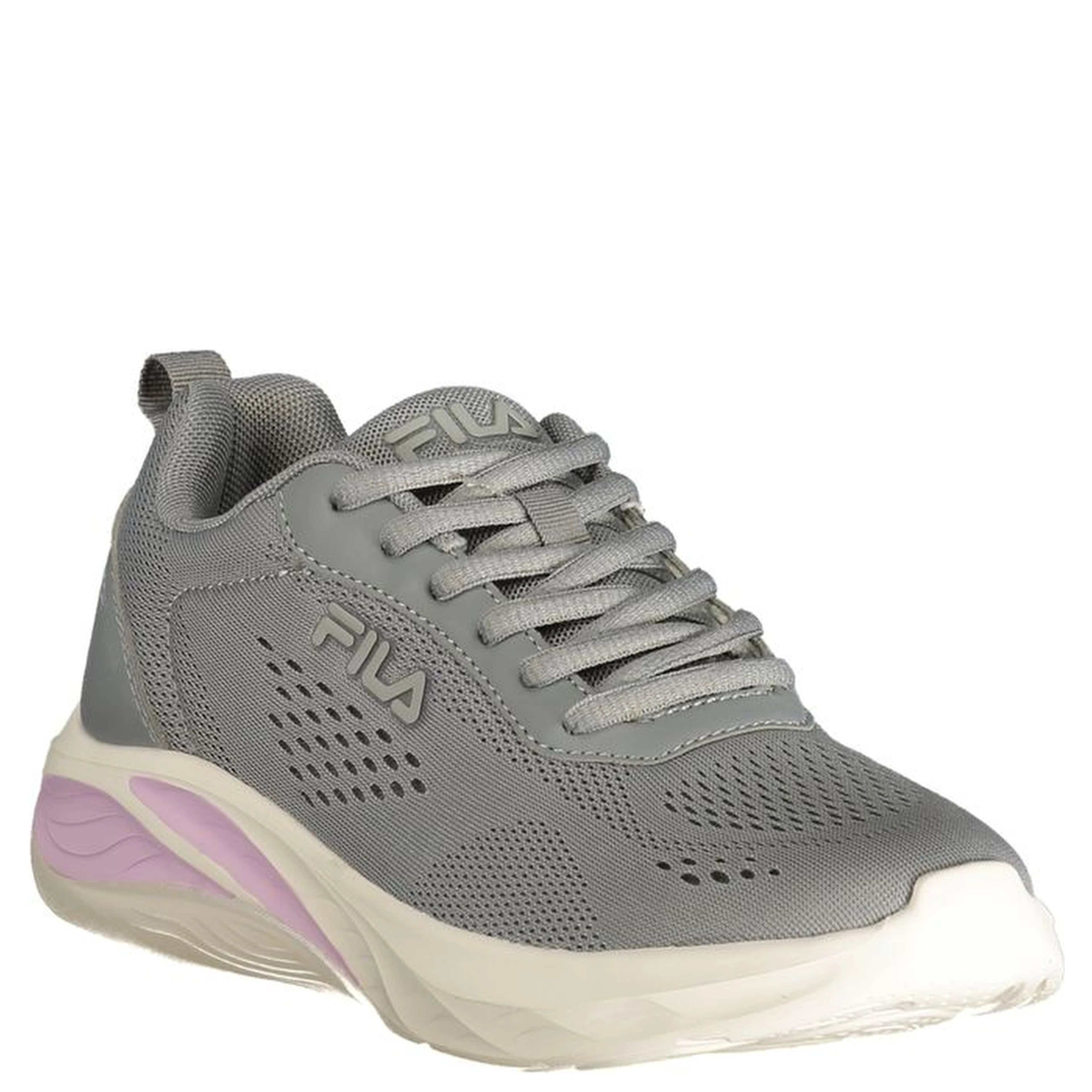 Gray Polyester Women's Sneaker