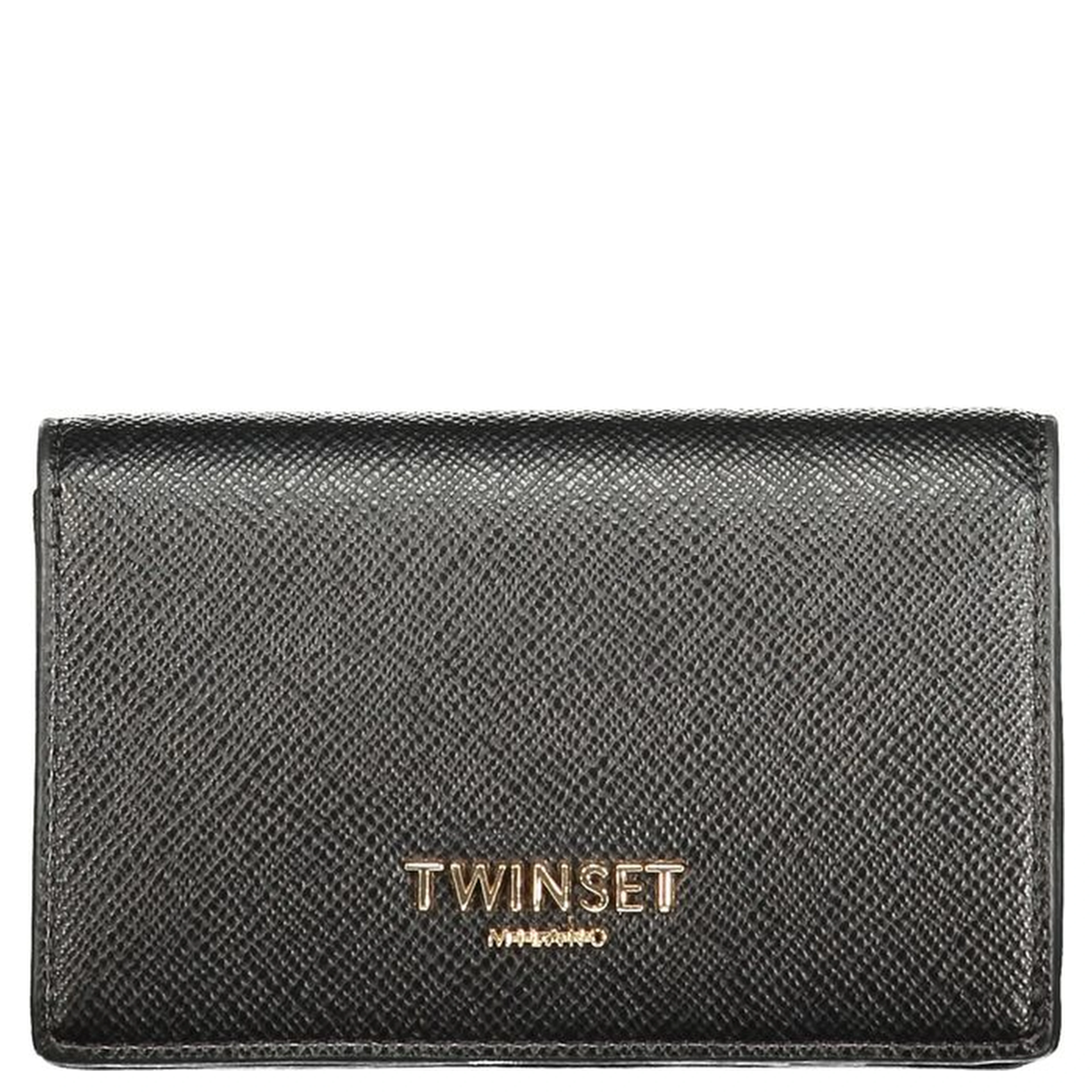 Black Polyurethane Women's Wallet