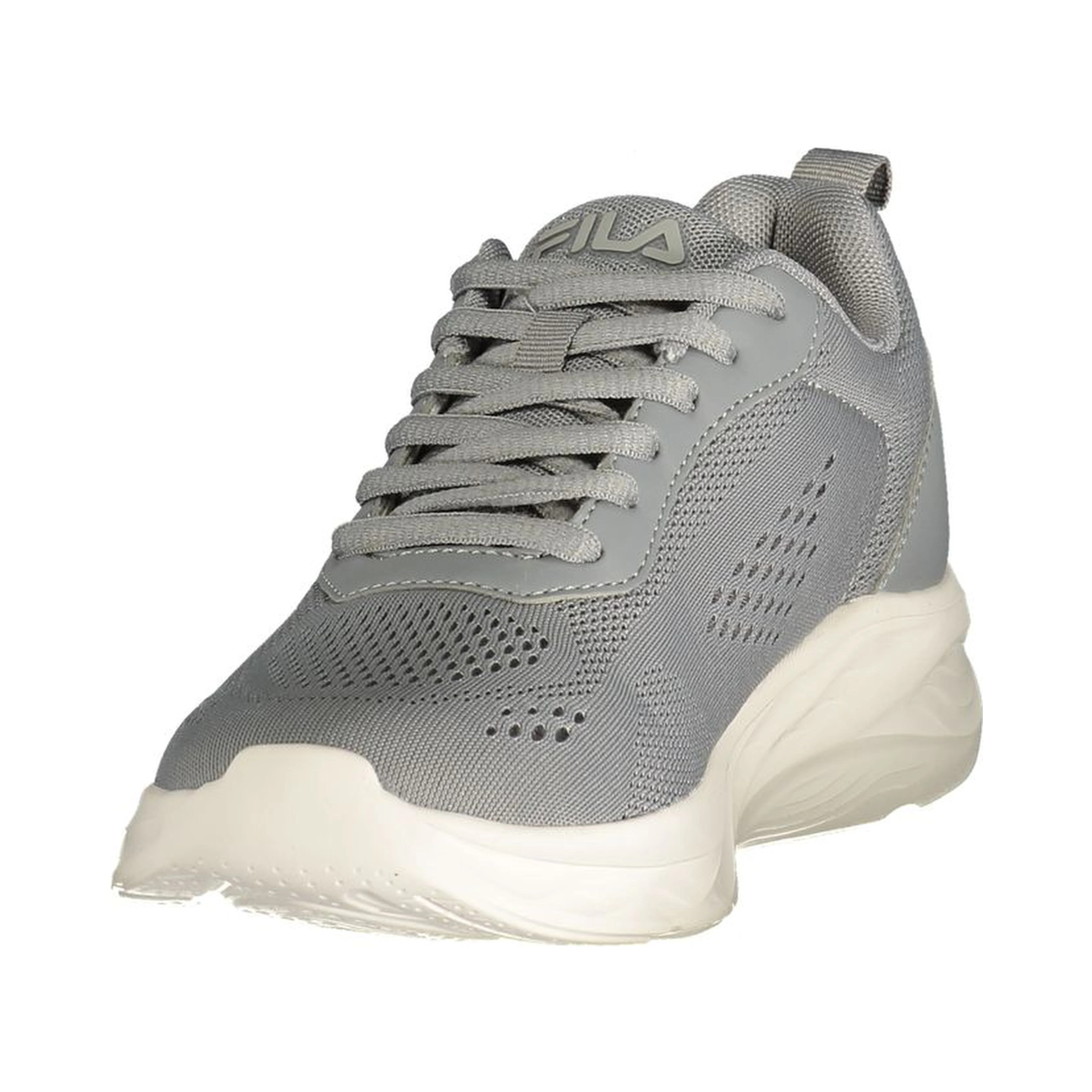 Gray Polyester Women's Sneaker
