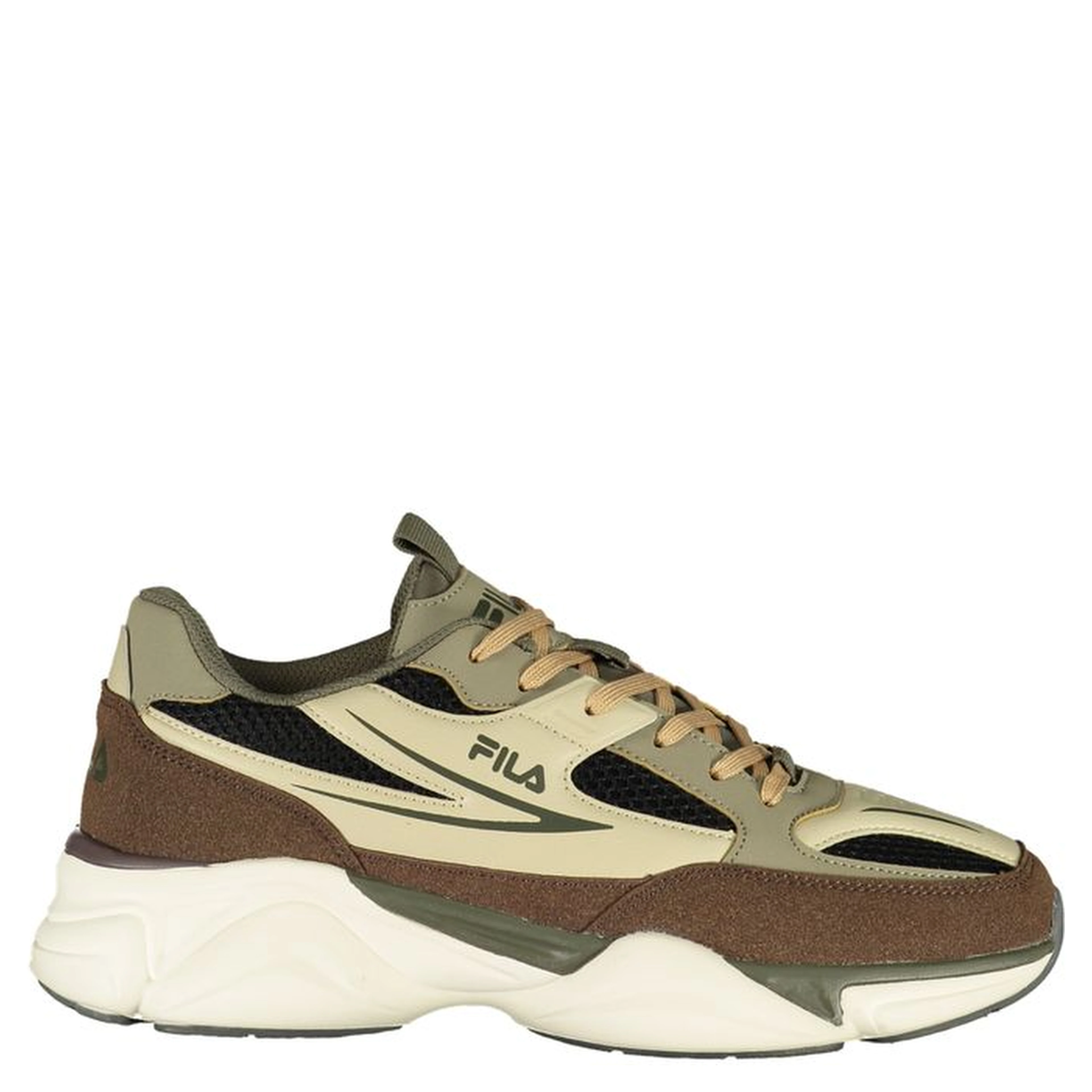 Brown Polyester Men's Sneaker