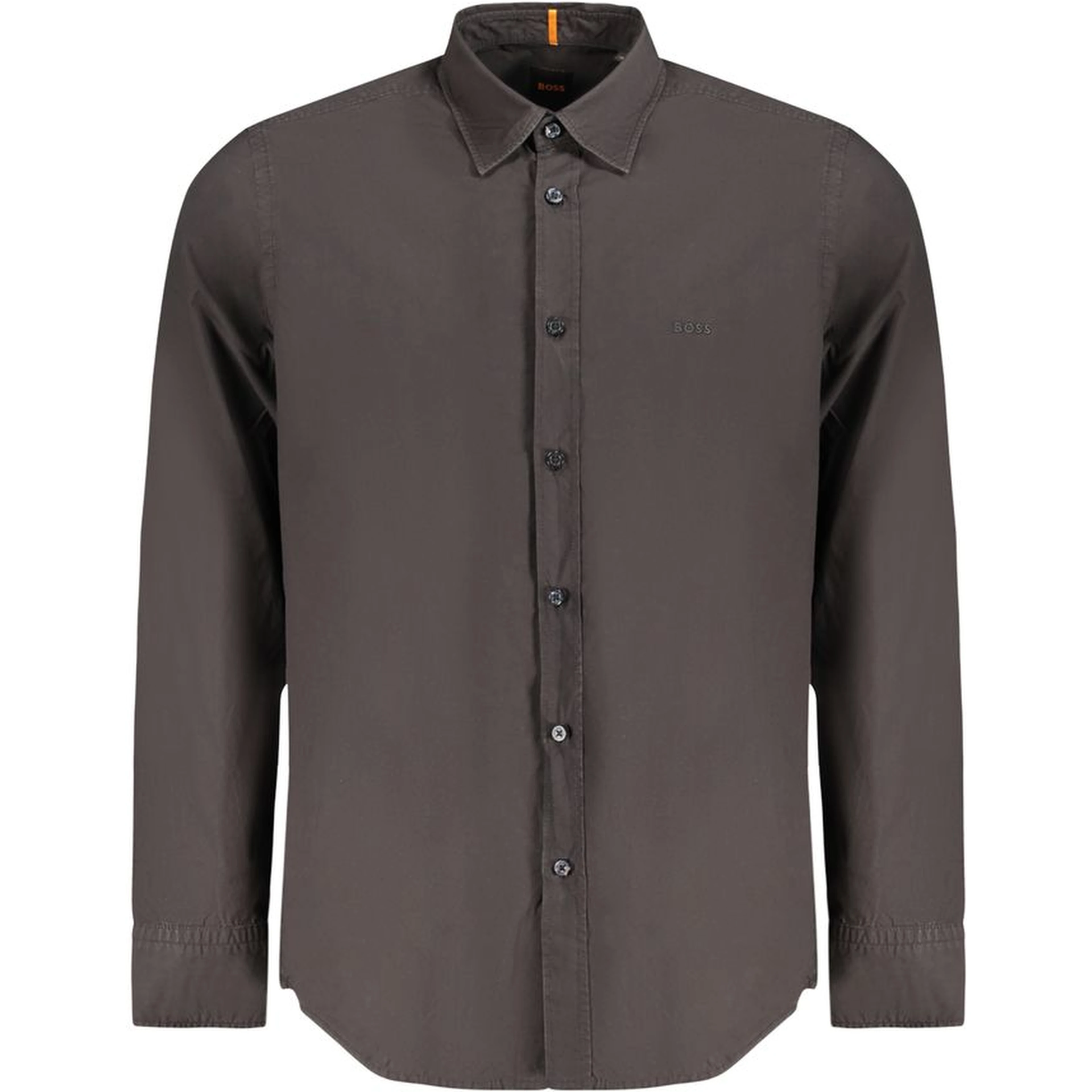 Black Cotton Men's Shirt
