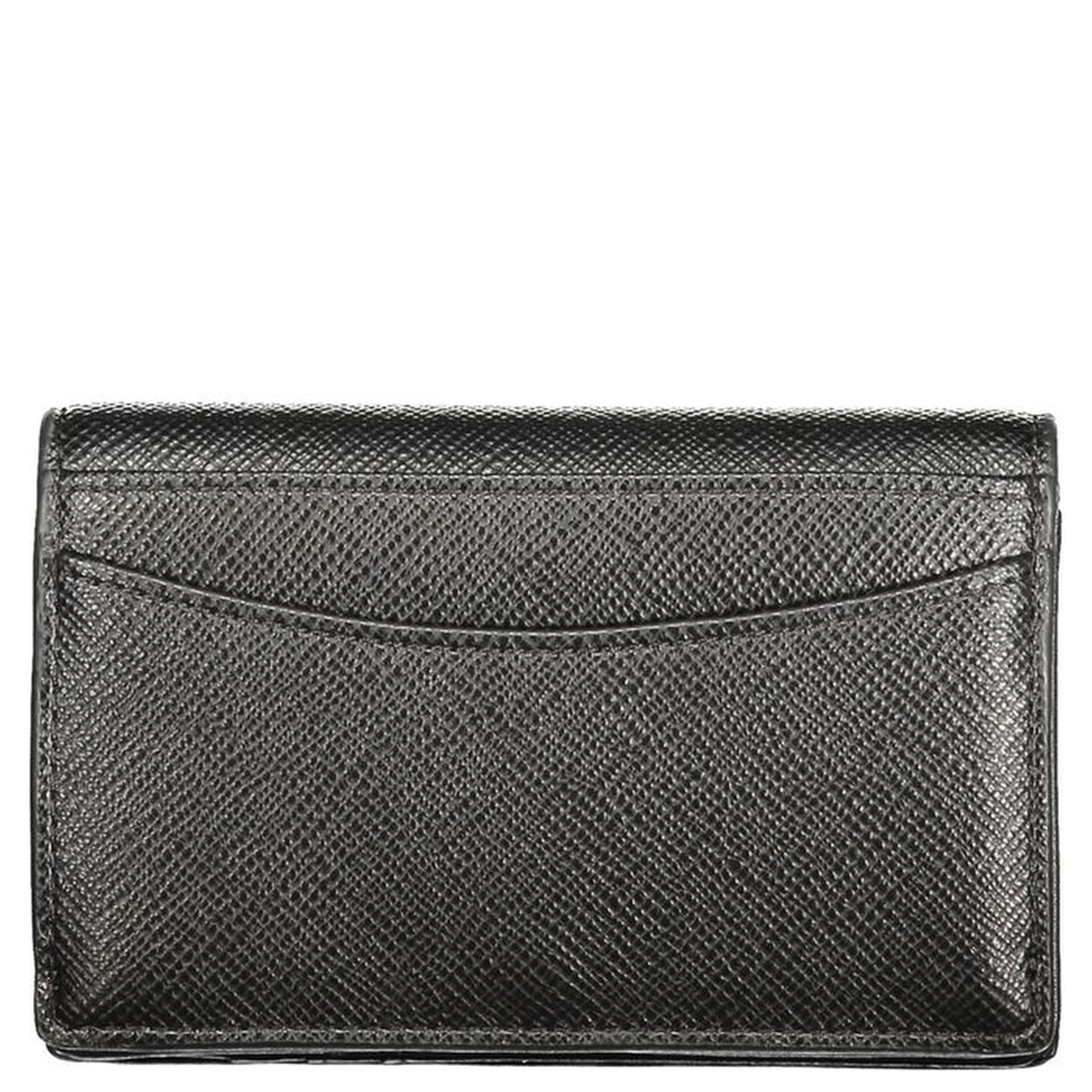 Black Polyurethane Women's Wallet