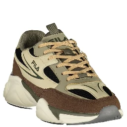 Brown Polyester Men's Sneaker