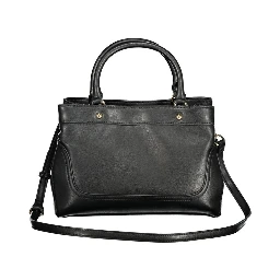 Black Polyurethane Women's Bag
