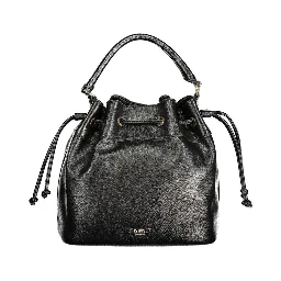 Black Polyurethane Women's Bag