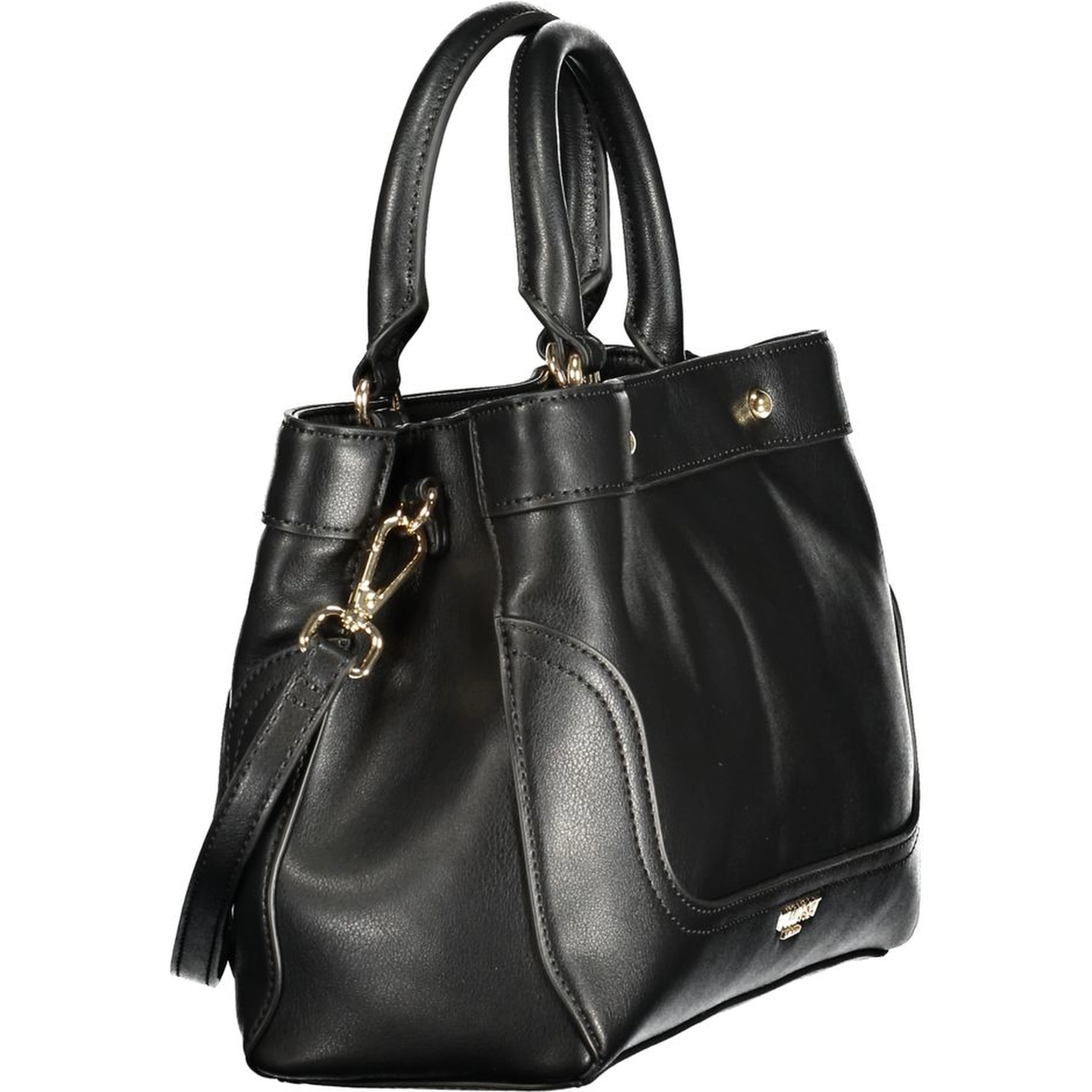 Black Polyurethane Women's Bag