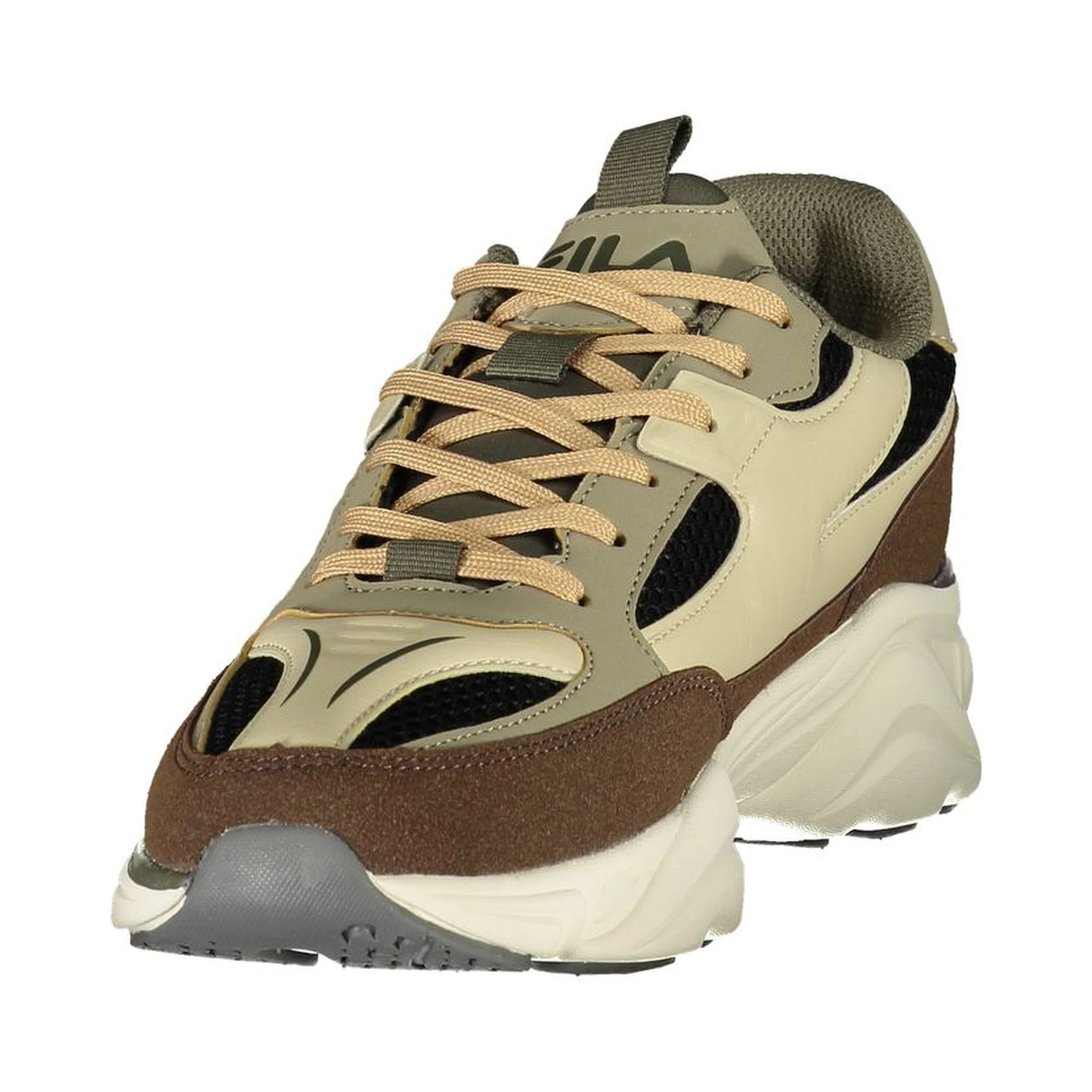 Brown Polyester Men's Sneaker
