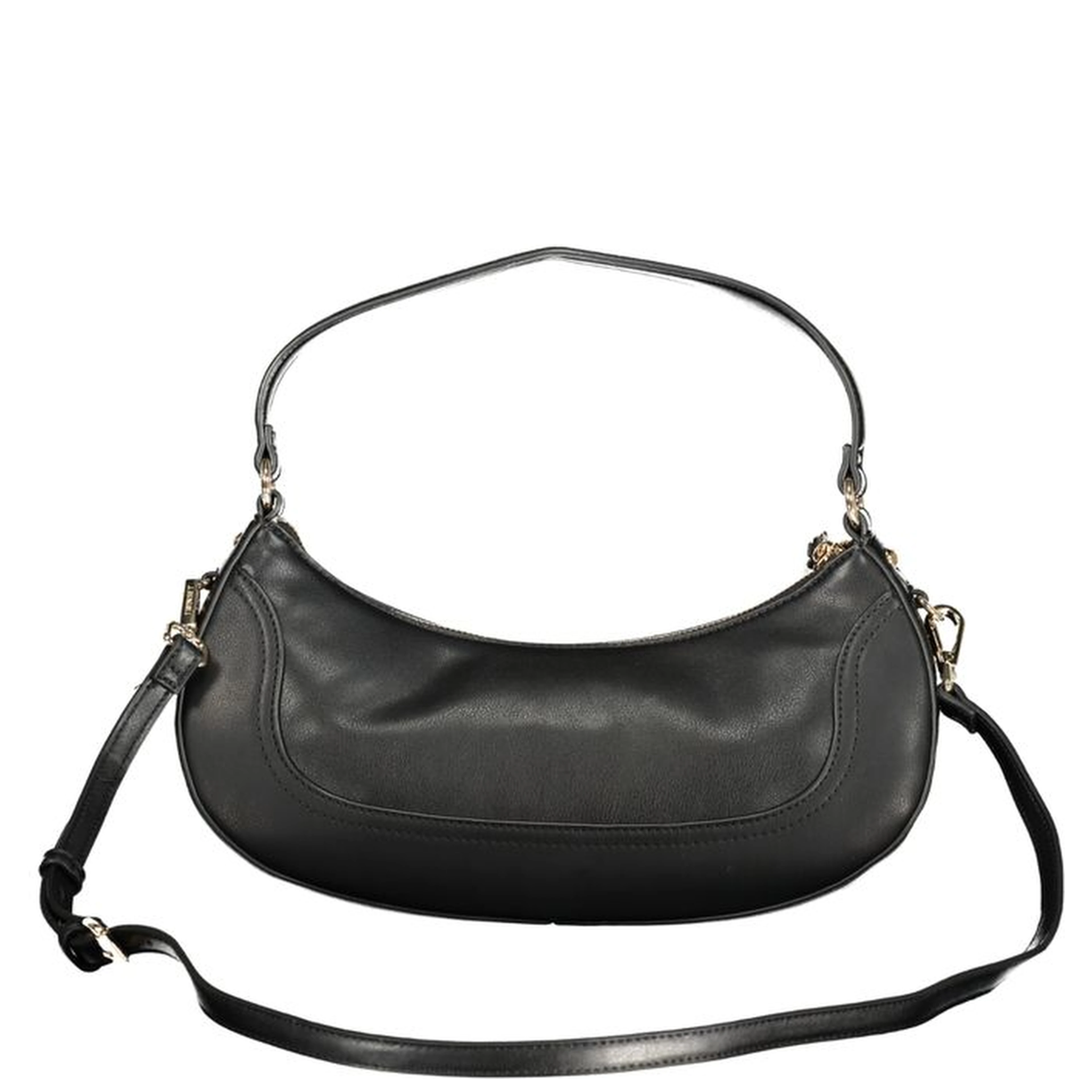 Black Polyurethane Womens Bag