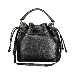 Black Polyurethane Women's Bag