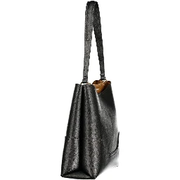 Black Polyurethane Womens Bag
