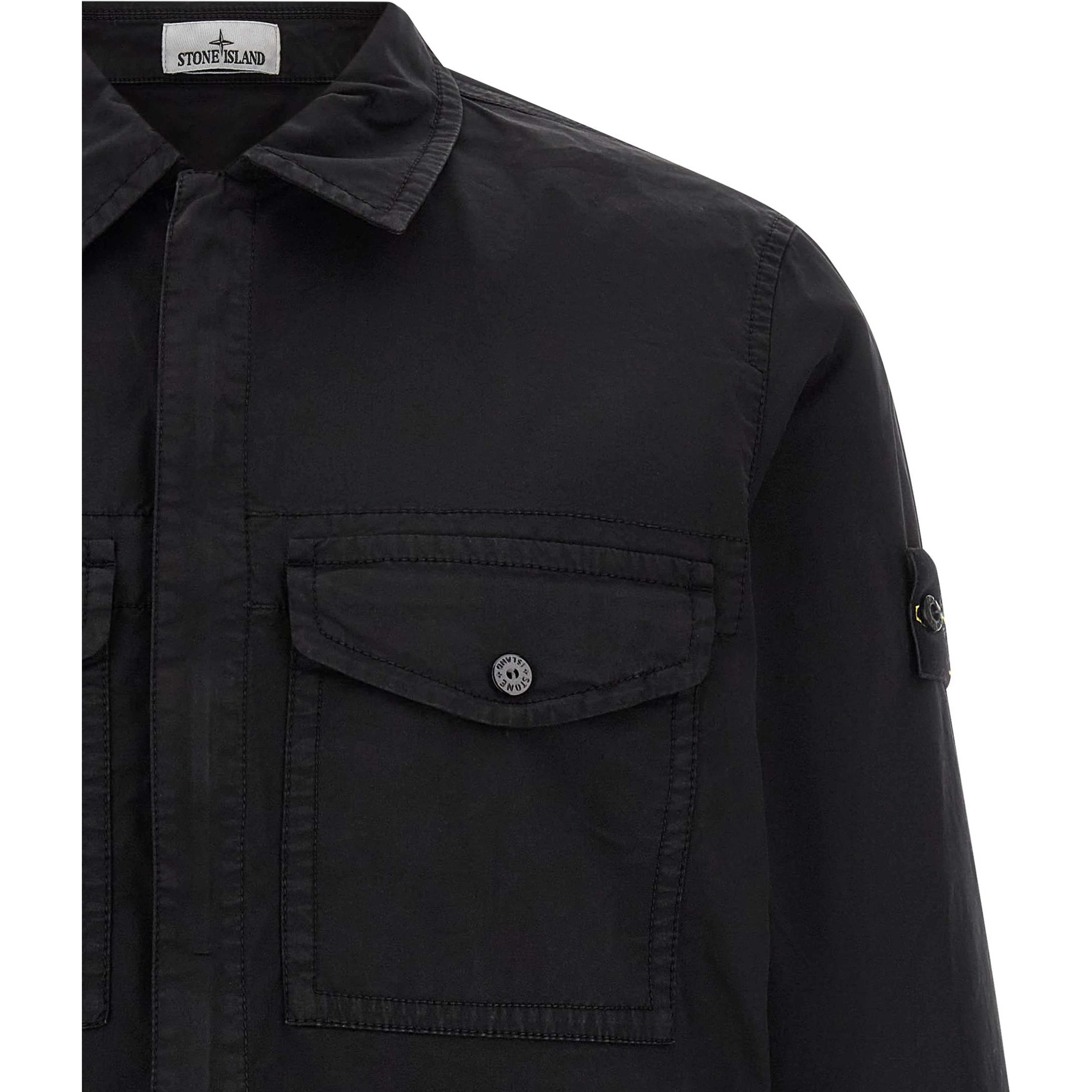 Black Cotton Blouse