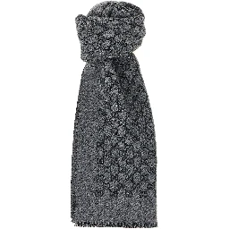 Gray Wool Scarf