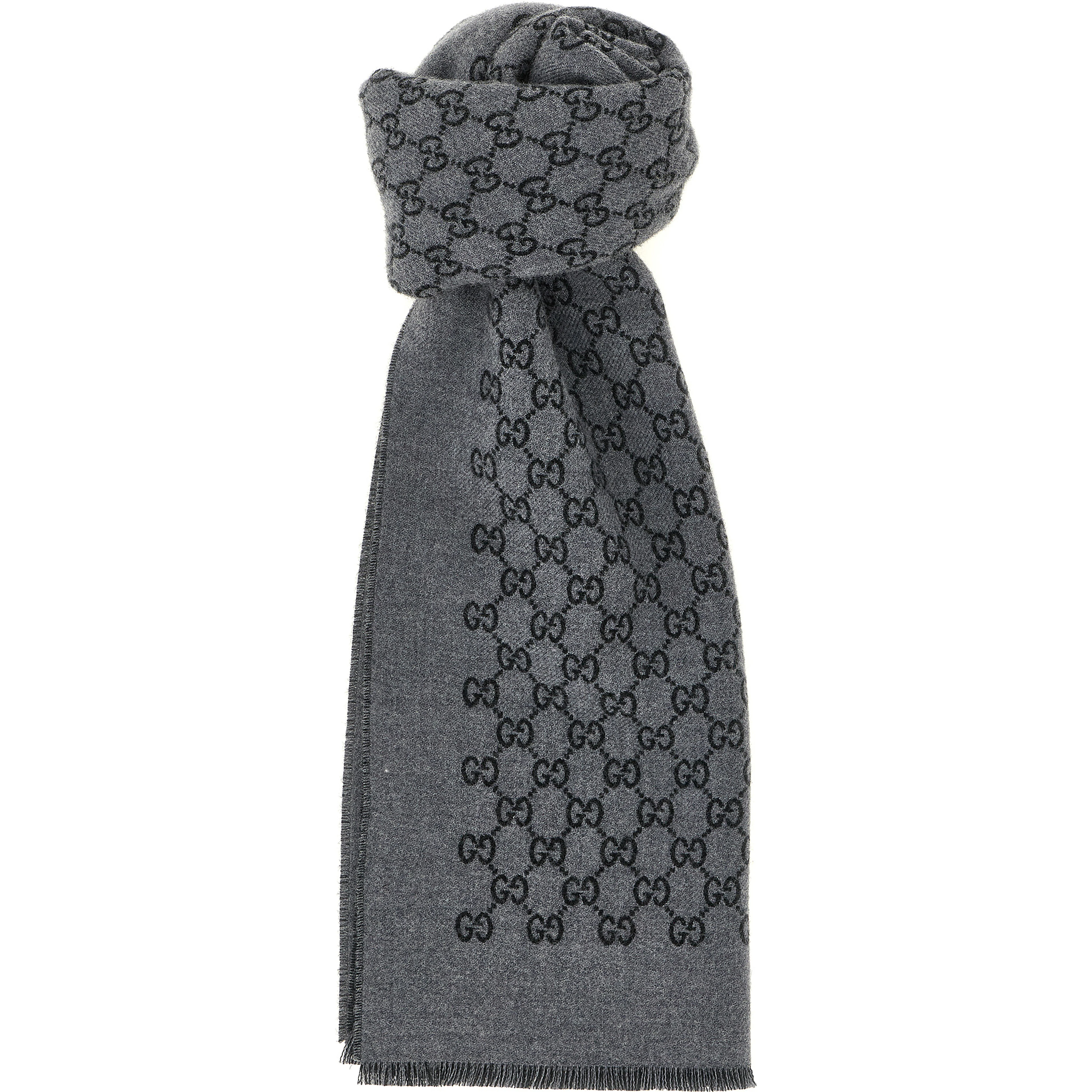 Gray Wool Scarf
