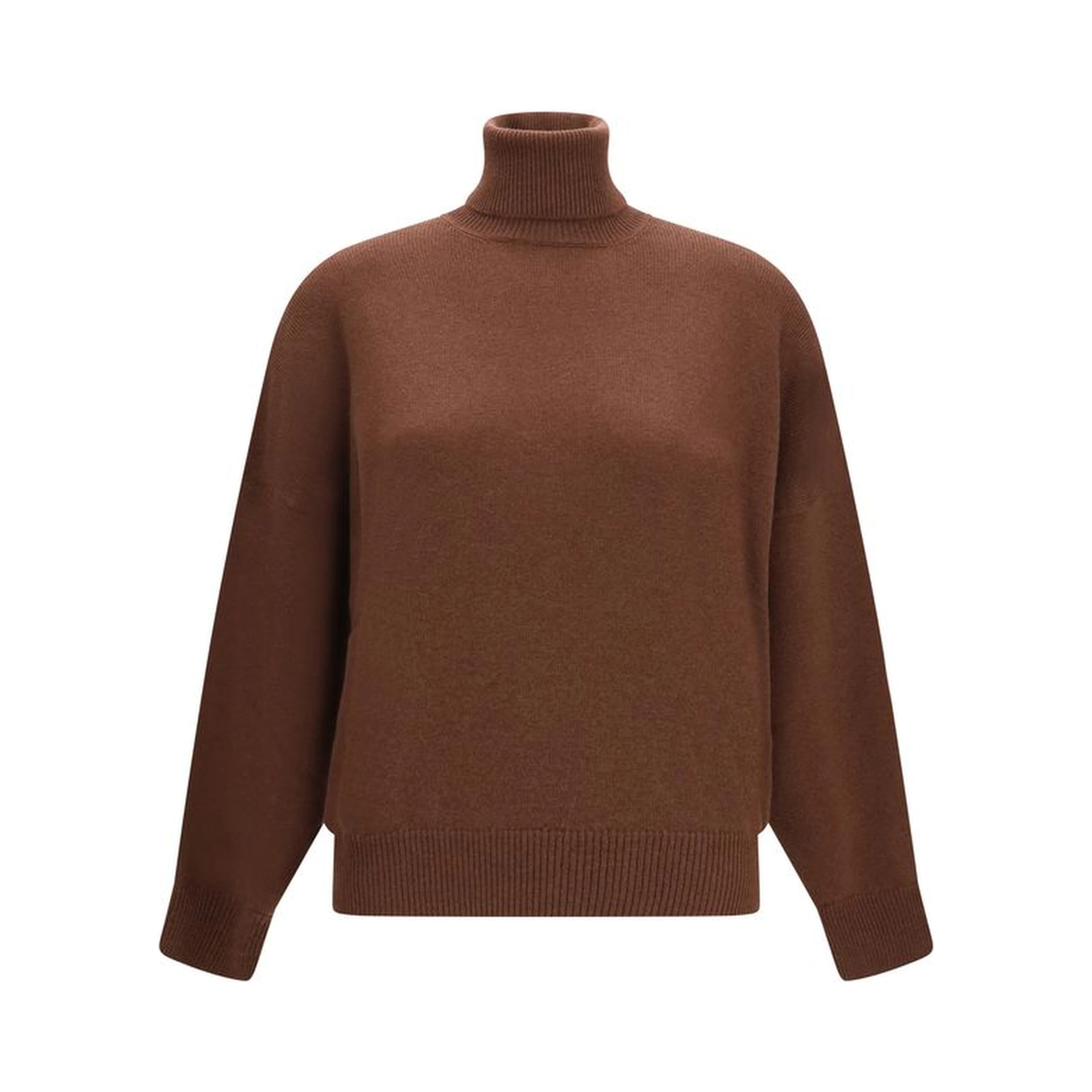 Brown Cashmere Turtleneck