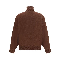 Brown Cashmere Turtleneck