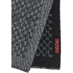 Gray Wool Scarf