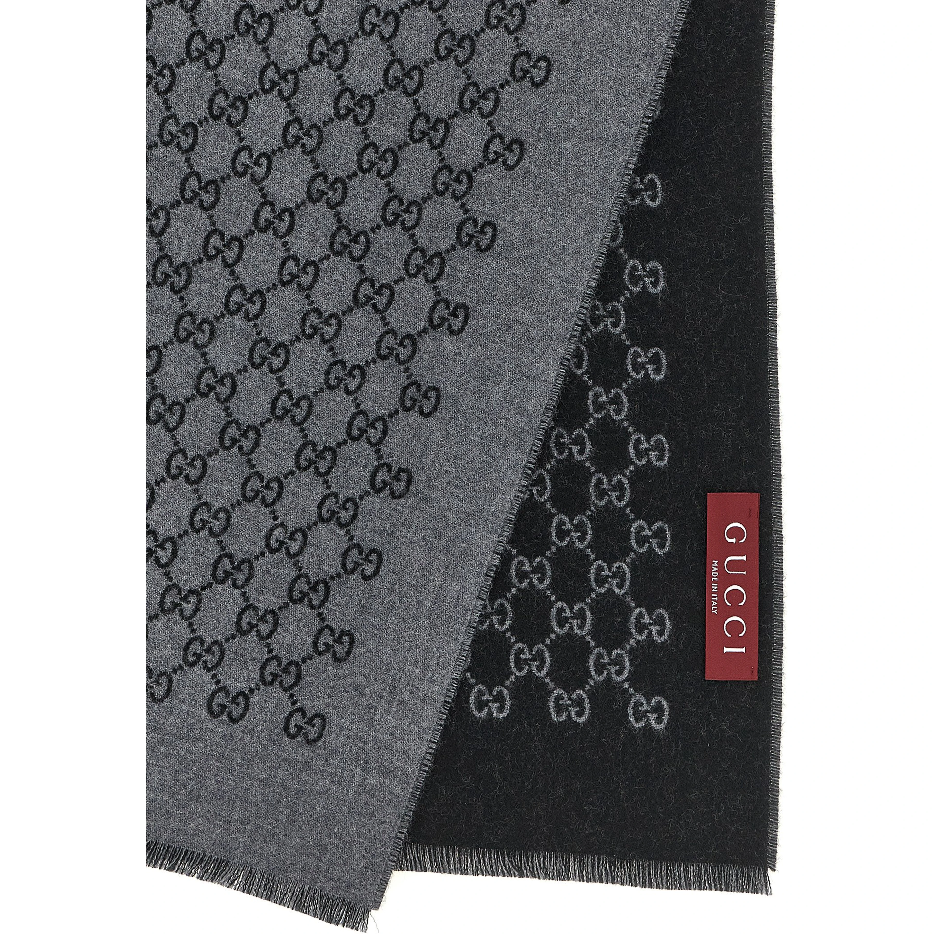 Gray Wool Scarf
